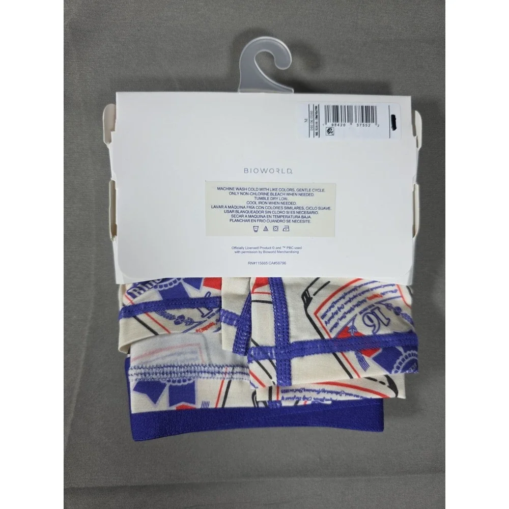 Men's Fun Boxer Brief - Papst Blue Ribbon‎ - M Medium